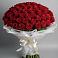 Букет 101 Красная роза Блэк Мэджик в Думиничи