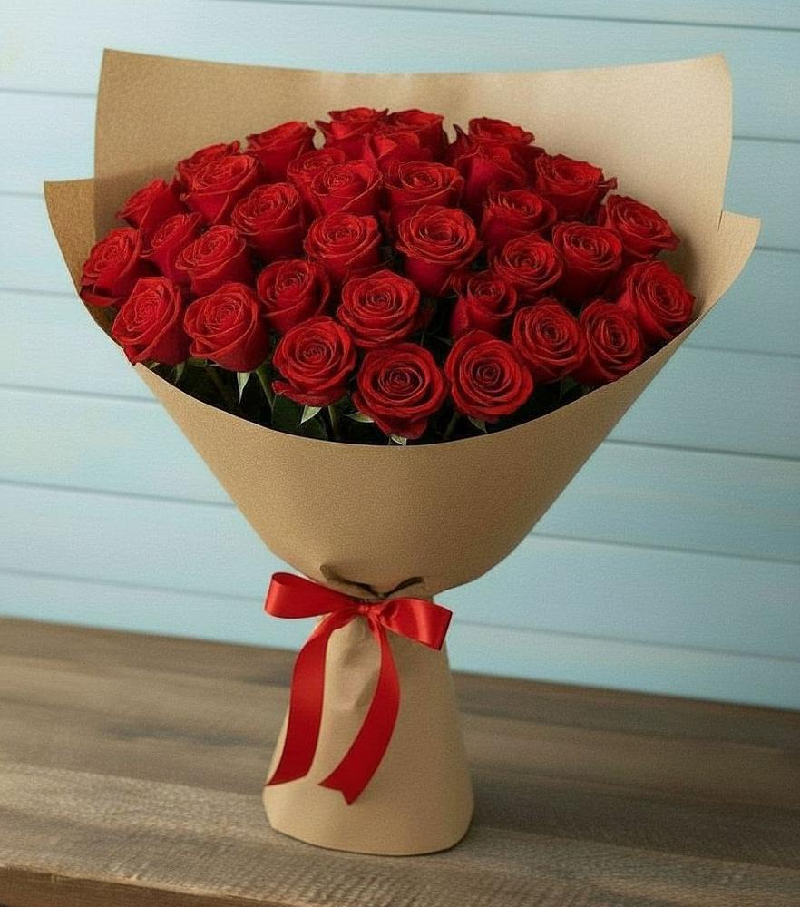 Букет Красные розы Милано в Думиничи