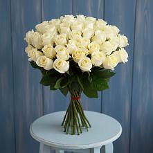 Букет 51 Белая роза Эдлесс Лав #REPLACE_PRED# Думиничи