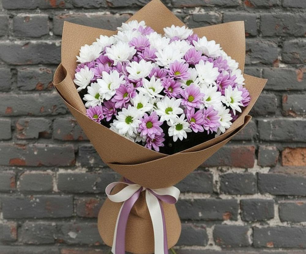 Букет цветов из: Хризантемы в Думиничи