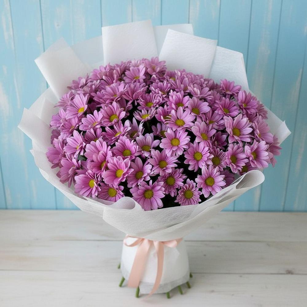 Букет цветов из: Хризантемы в Думиничи