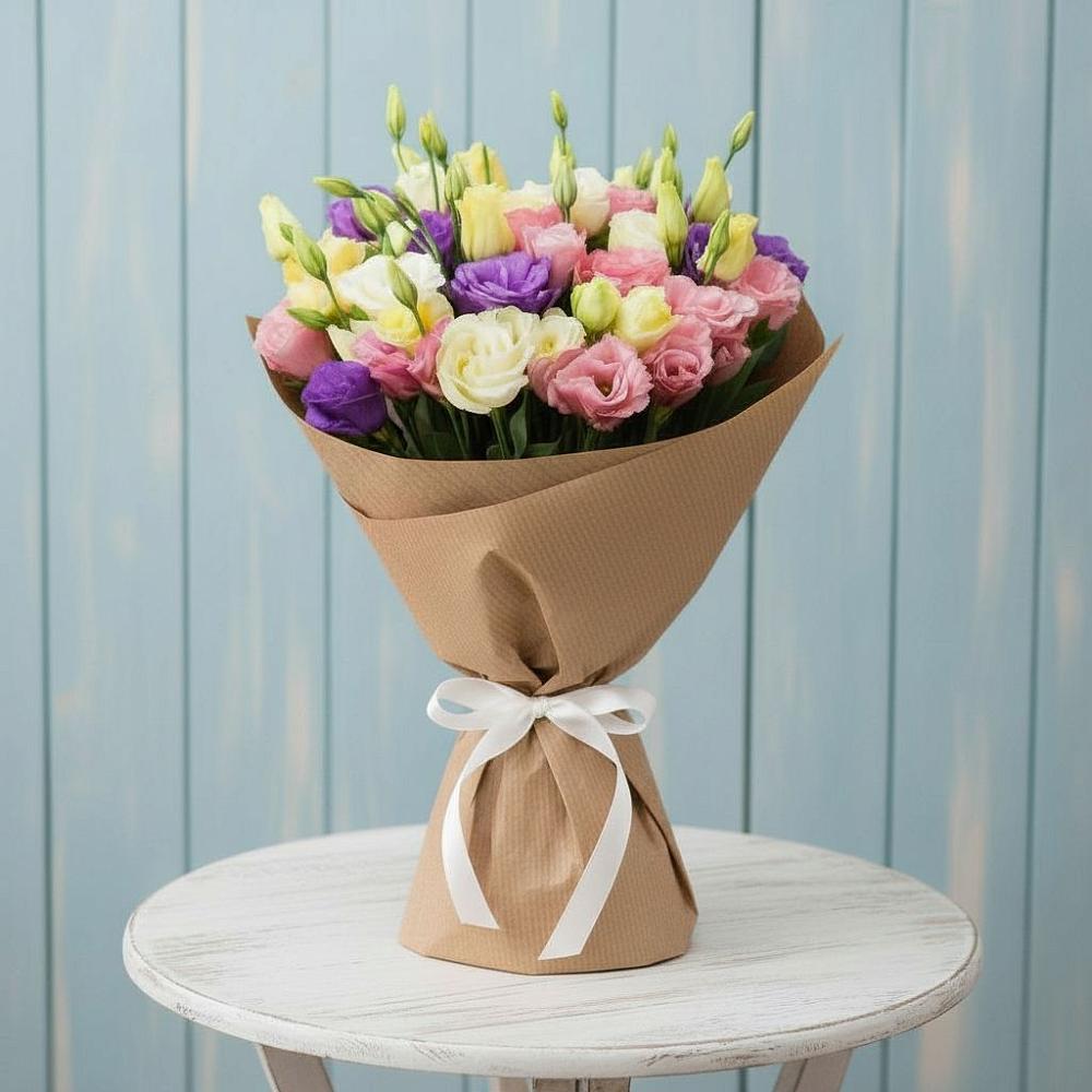 Букет цветов из: Лизиантусы в Думиничи