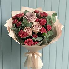 Букет цветов из:  Гвоздики и Розы в Думиничи