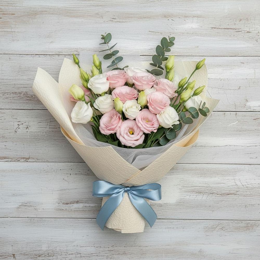 Букет цветов из: Лизиантусы в Думиничи